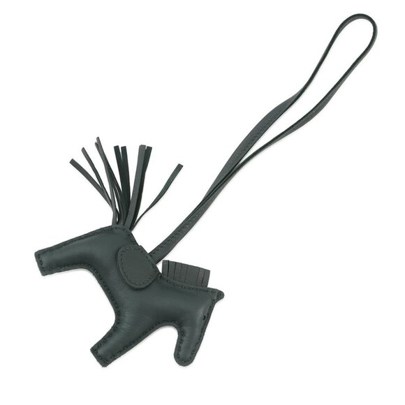 HERMES Rodeo Size PM Lambskin Malachite - Picture 2 of 9